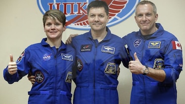 Los astronautas se muestran 'confiados' ante primer vuelo tras accidente del Soyuz