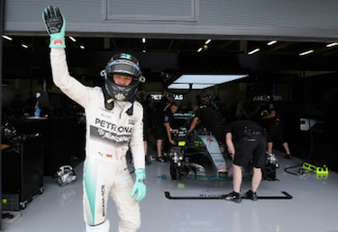 Rosberg, el más rápido en las prácticas de Silverstone