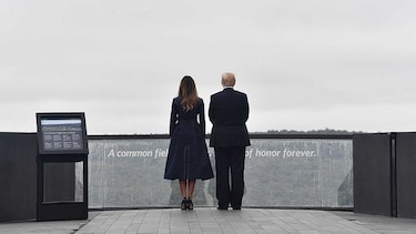 El presidente Trump honra en Pensilvania a los ‘héroes’ del 11 de septiembre