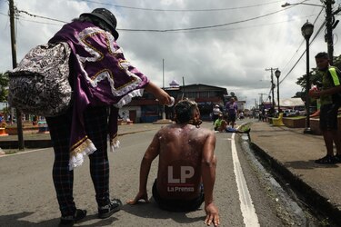 En medio de la pandemia feligreses se reencuentran con el Cristo Negro de Portobelo
